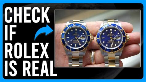 how can you tell if you have a real rolex|verify my rolex.